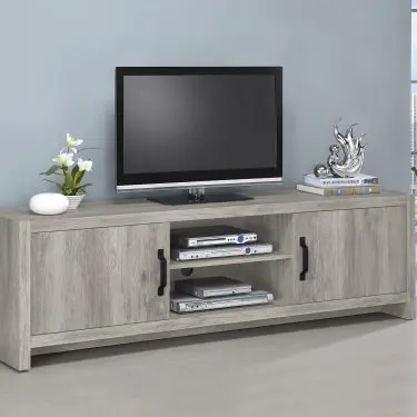 Burke 71-inch TV Stand Grey Driftwood