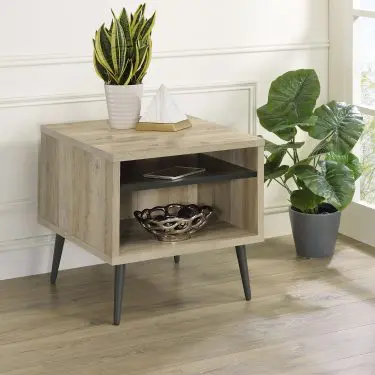 Welsh Square Side End Table Distressed Pine