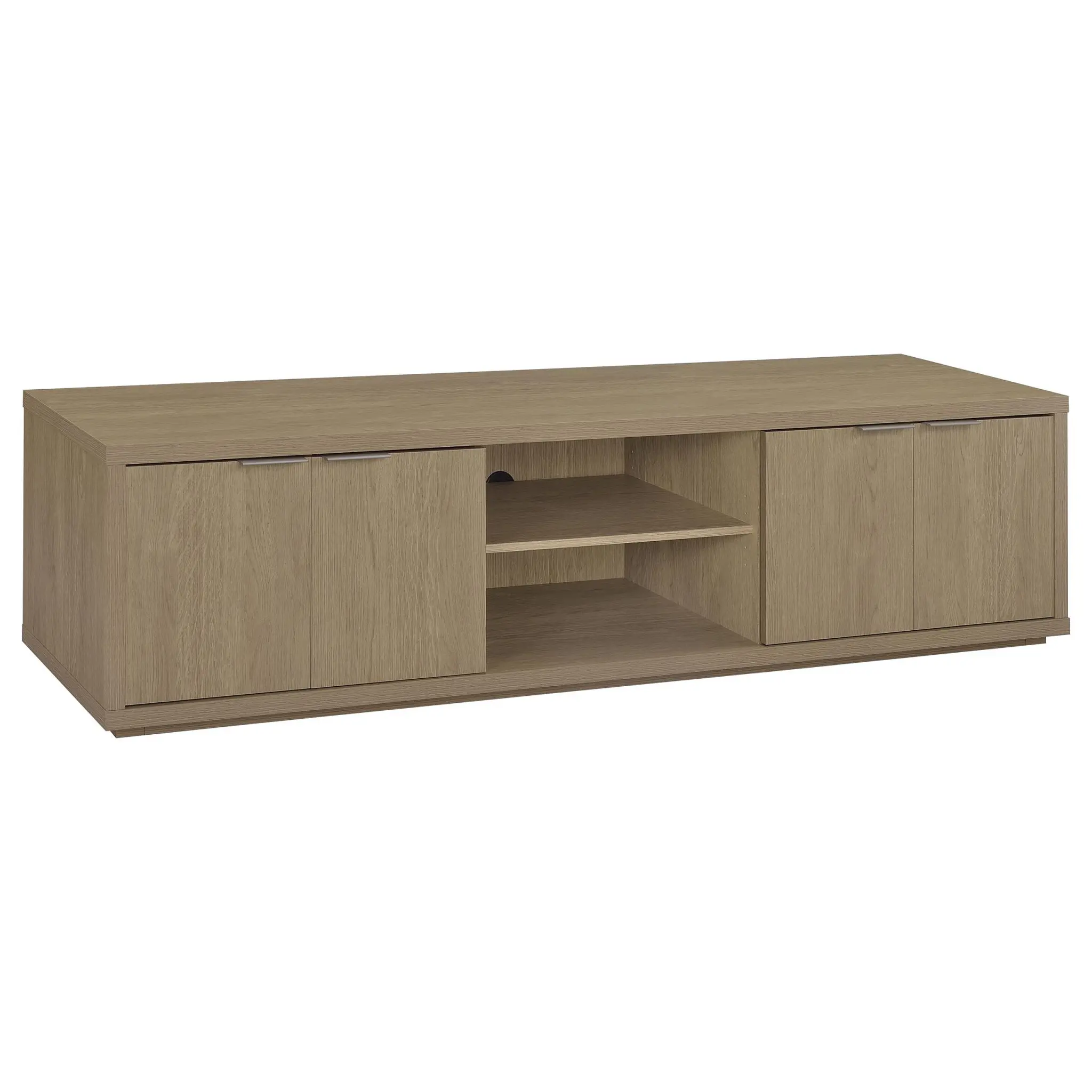 Ingram 4-Door TV Stand Latte - Image 2