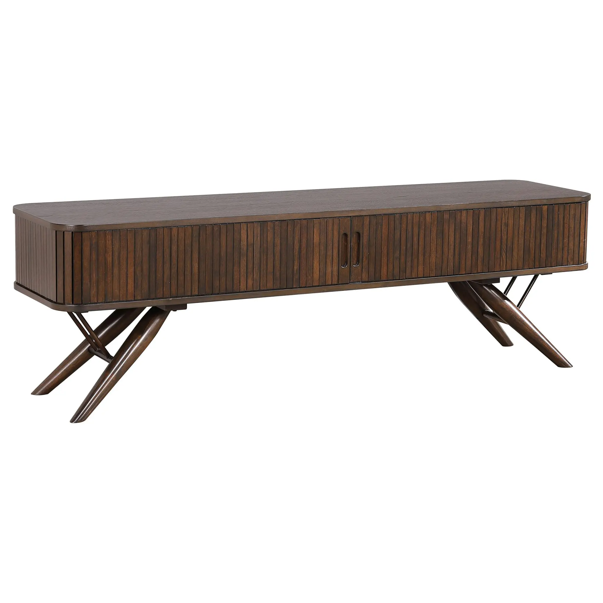 Valna 71-inch TV Stand Walnut - Image 3