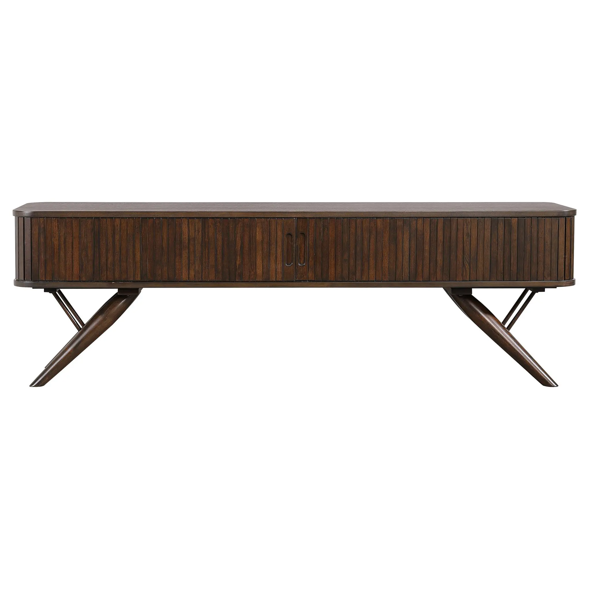Valna 71-inch TV Stand Walnut - Image 4