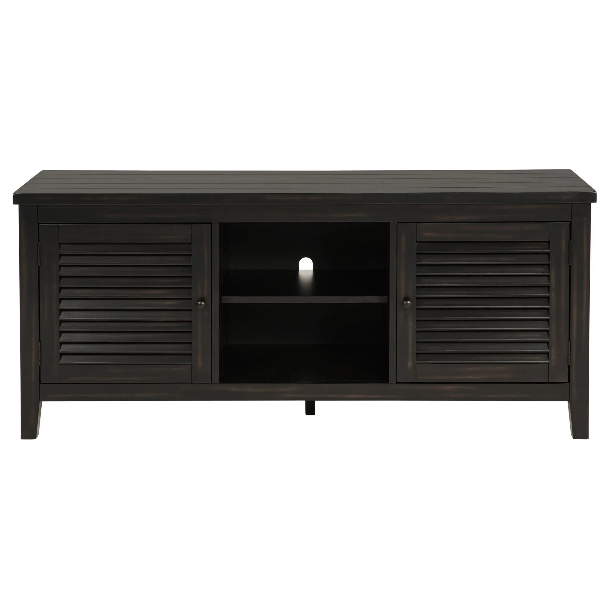 Concord 60-inch TV Stand Distressed Java - Image 3