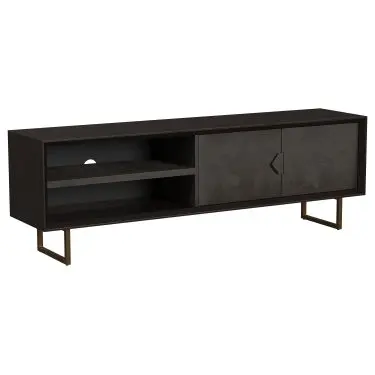 Marsden 70-inch TV Stand Charcoal Black