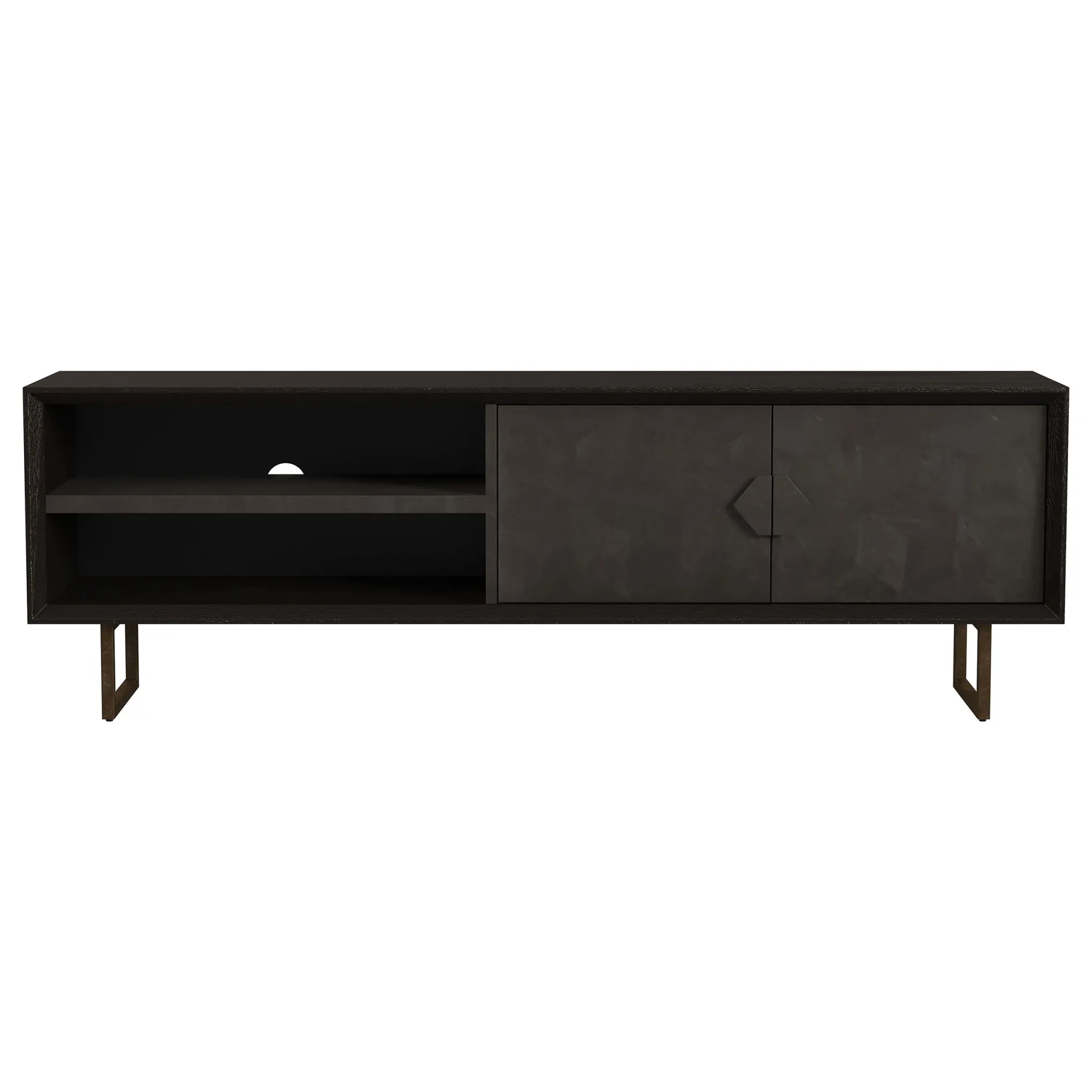 Marsden 70-inch TV Stand Charcoal Black - Image 5