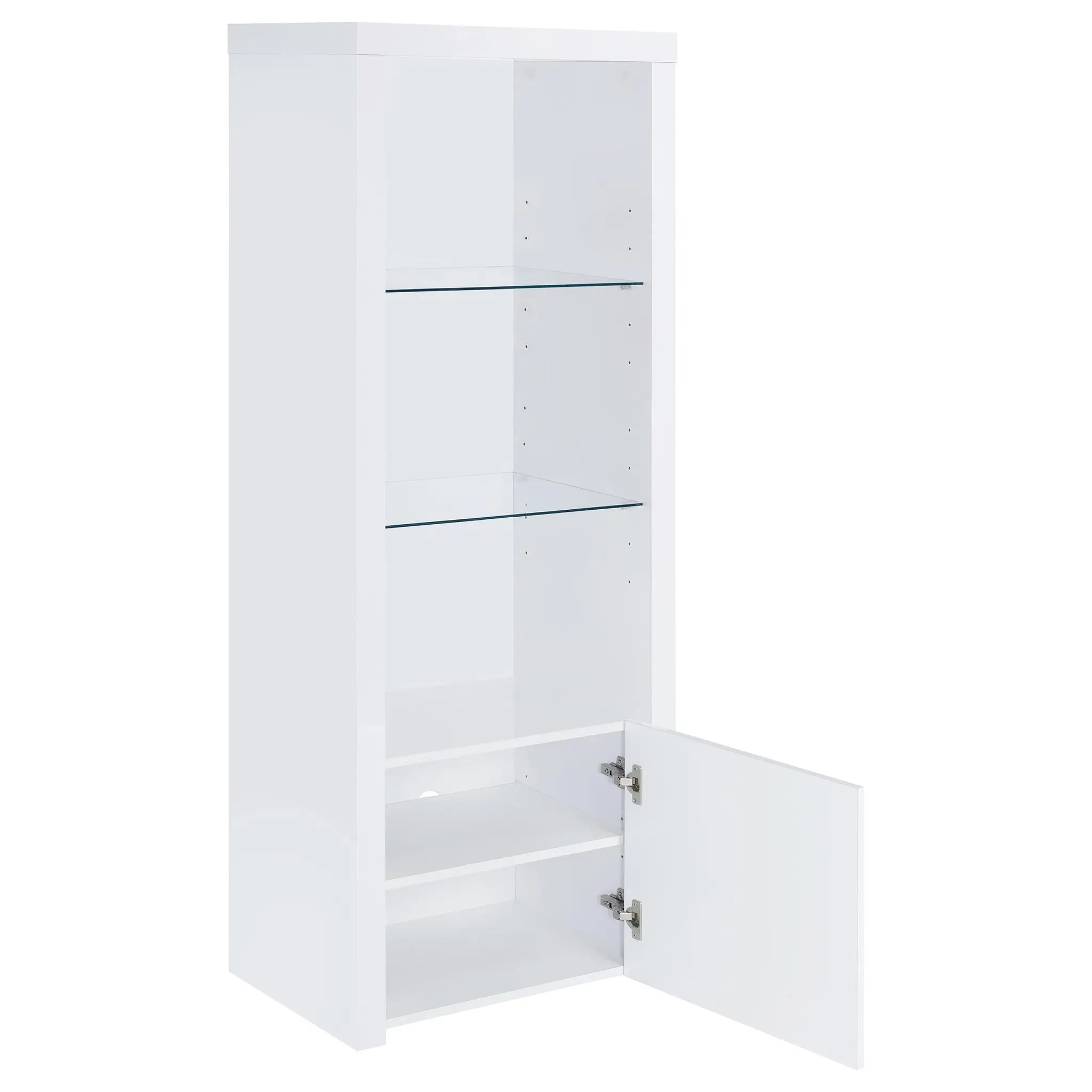 Jude Media Tower High Gloss White - Image 3