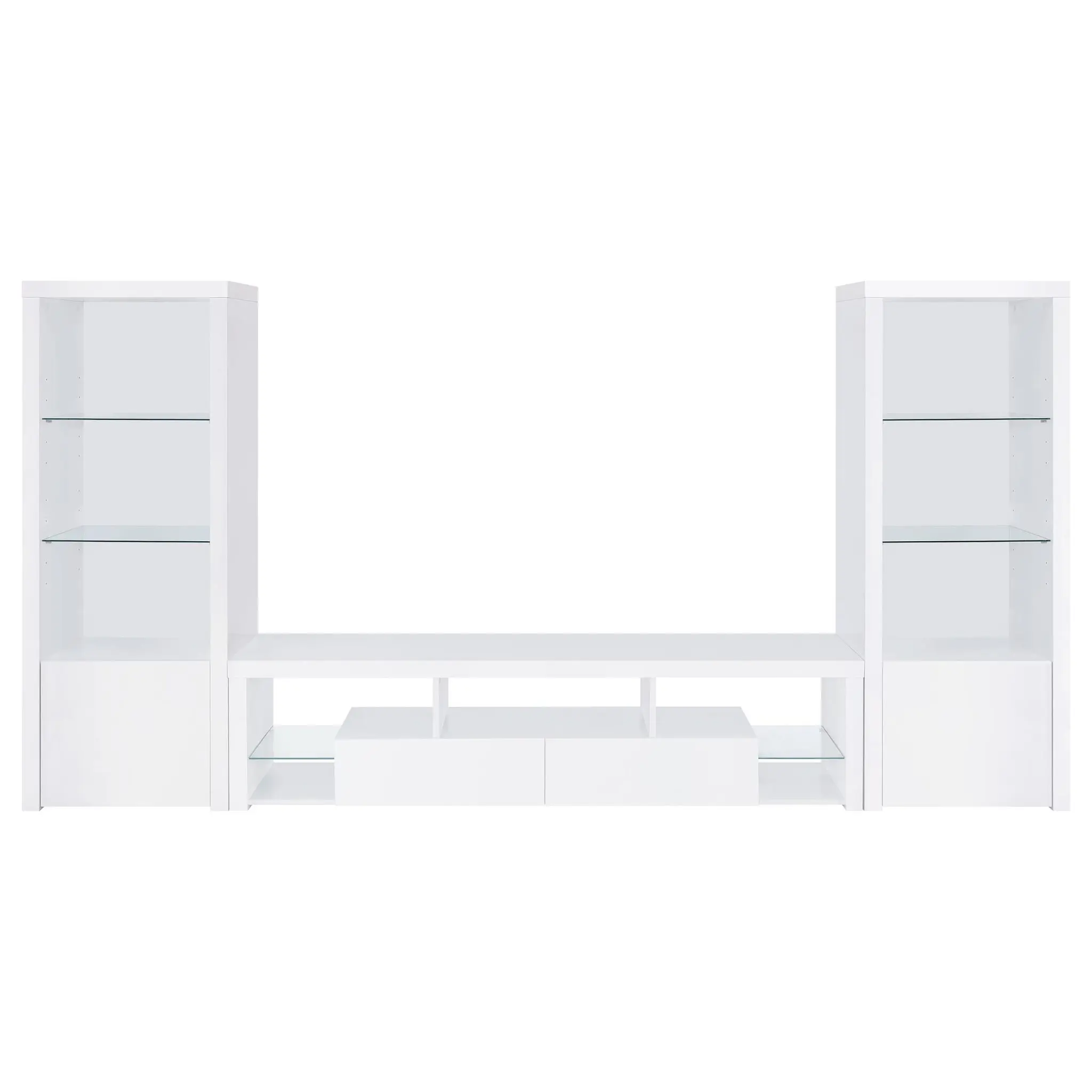 Jude Media Tower High Gloss White - Image 10