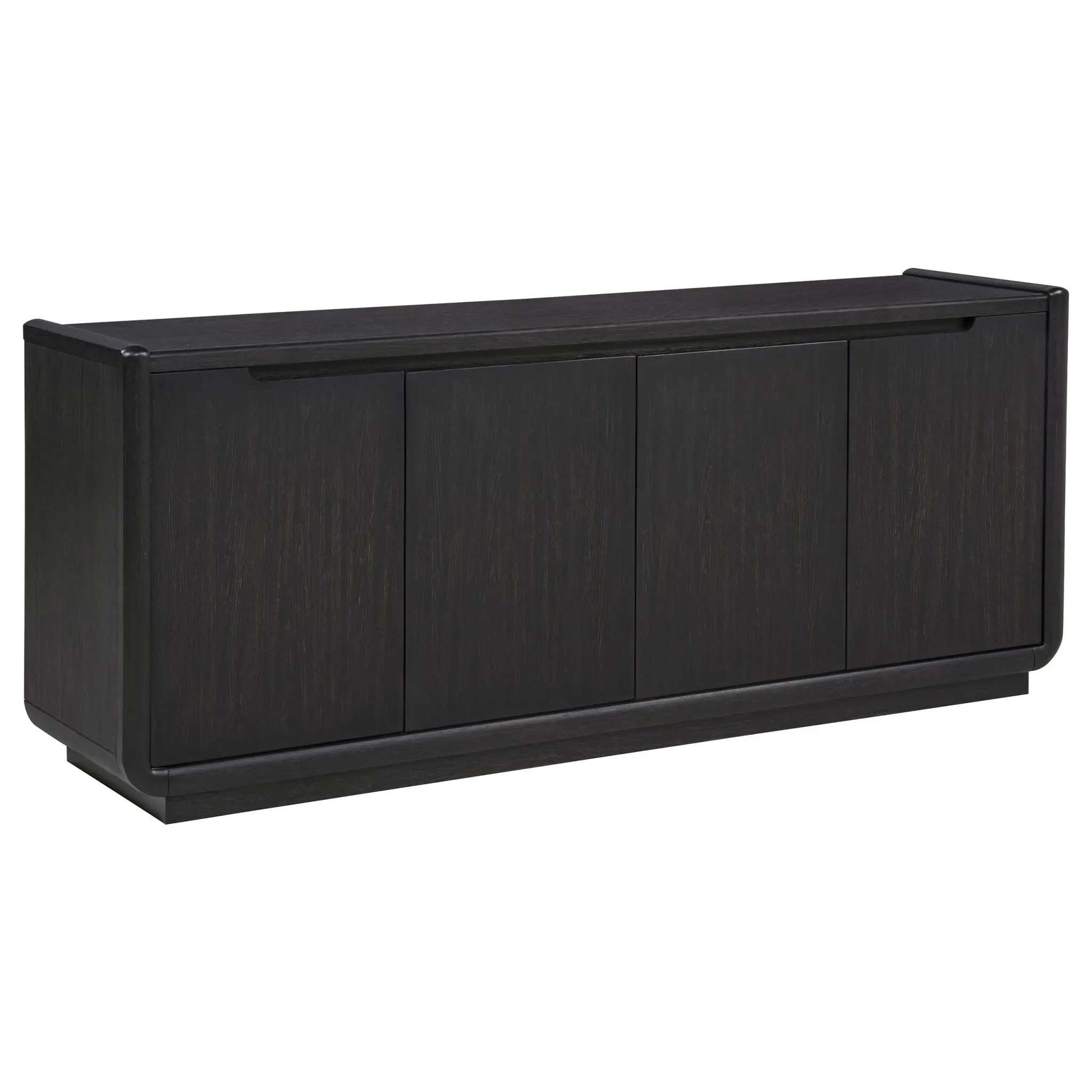 Leandro 72-inch TV Stand Burnished Black - Image 2
