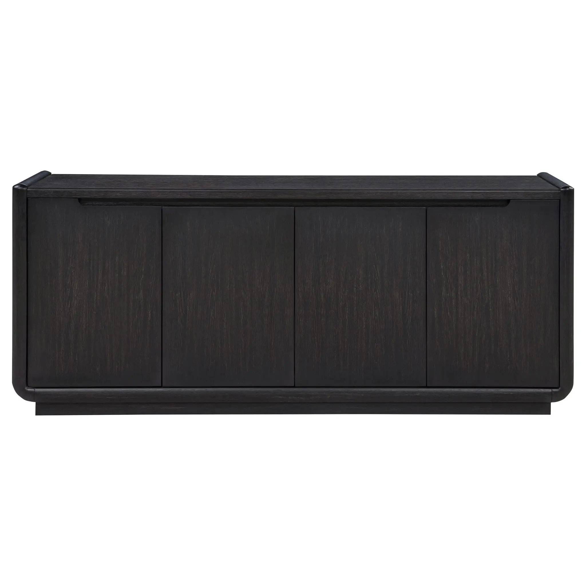 Leandro 72-inch TV Stand Burnished Black - Image 3