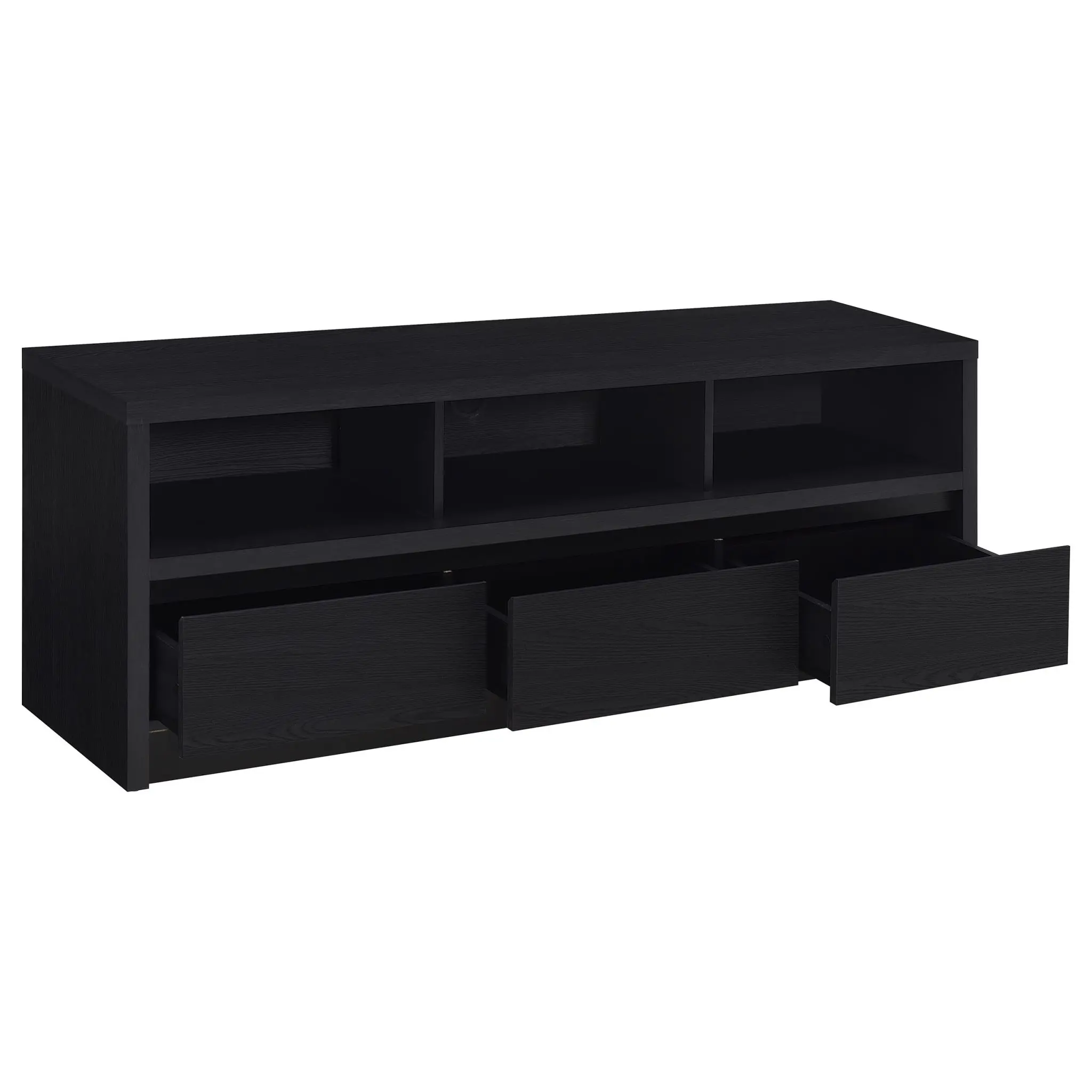 Rutland 59-inch TV Stand Black - Image 3
