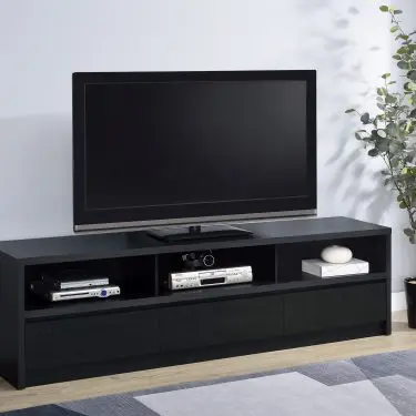 Rutland 78-inch TV Stand Black
