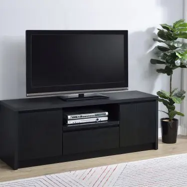 Winfield 60-inch Corner TV Stand Matte Black