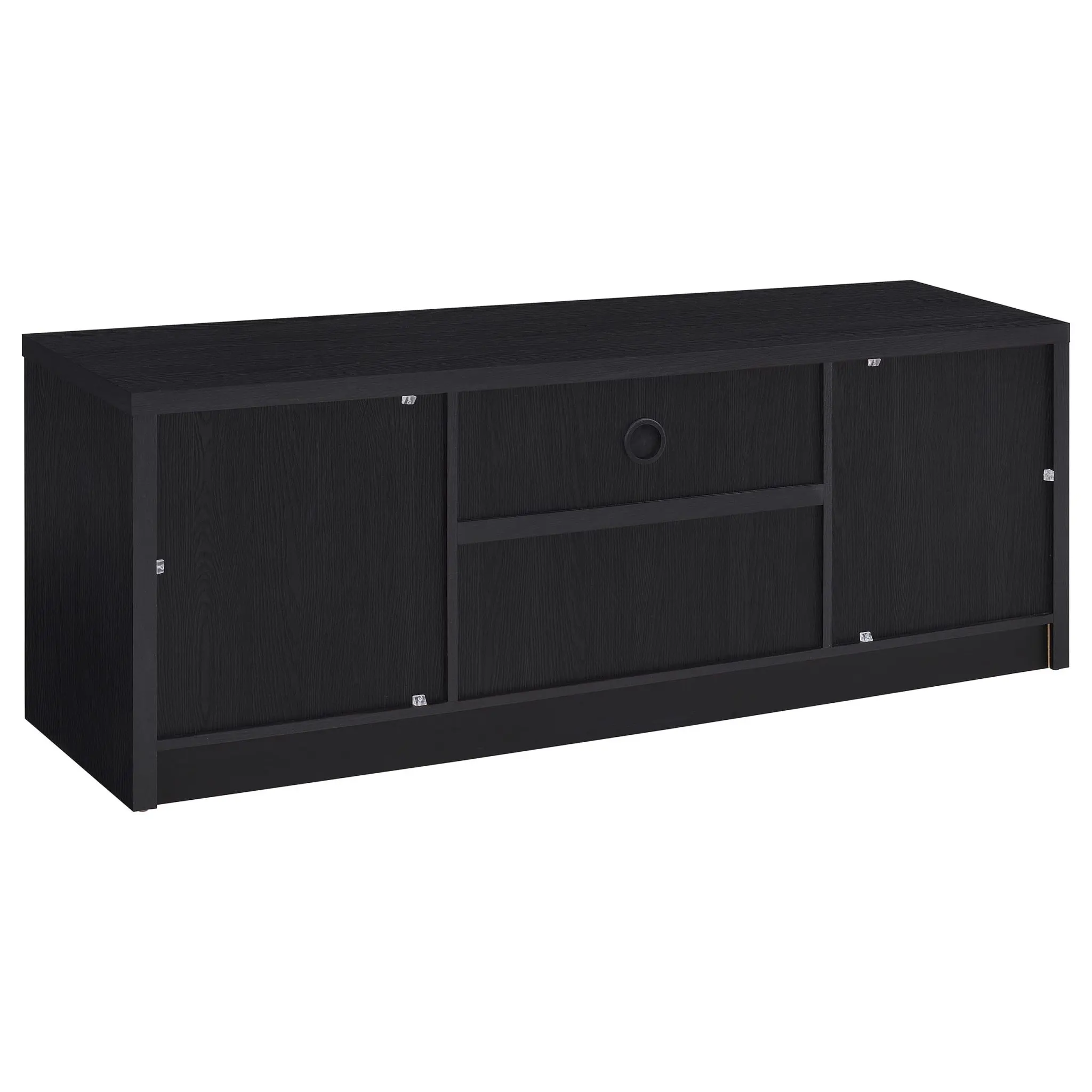 Winfield 60-inch Corner TV Stand Matte Black - Image 7