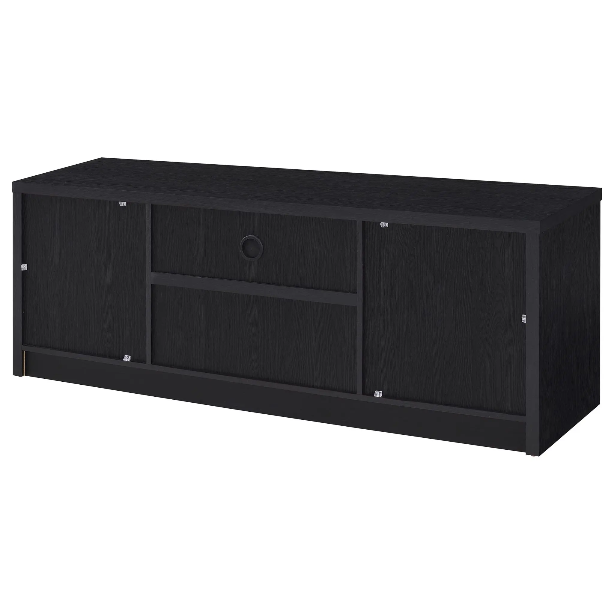 Winfield 60-inch Corner TV Stand Matte Black - Image 8