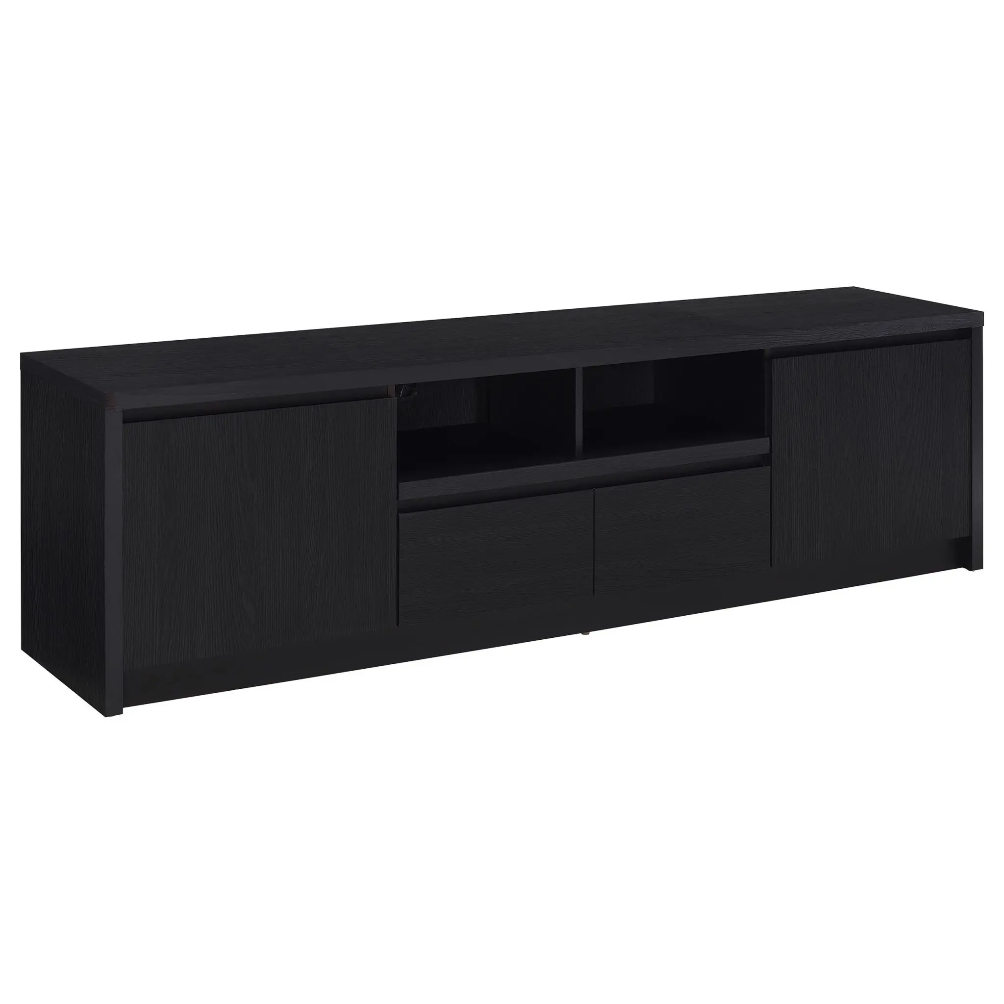 Winfield 78-inch TV Stand Black - Image 2