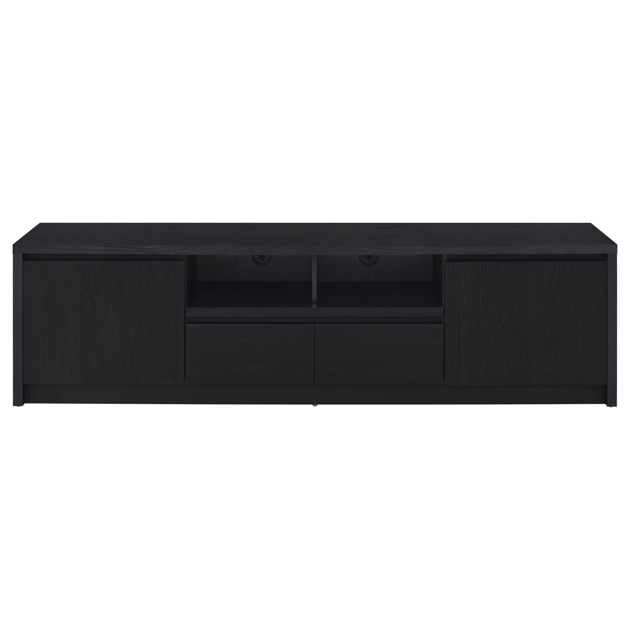 Winfield 78-inch TV Stand Black - Image 4