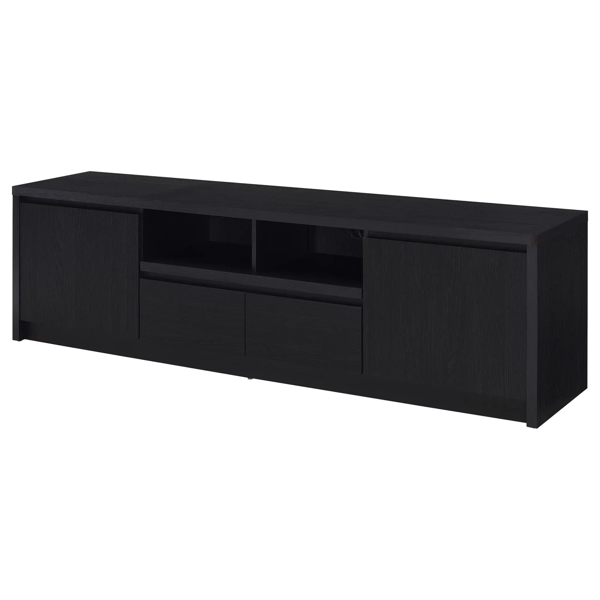 Winfield 78-inch TV Stand Black - Image 5