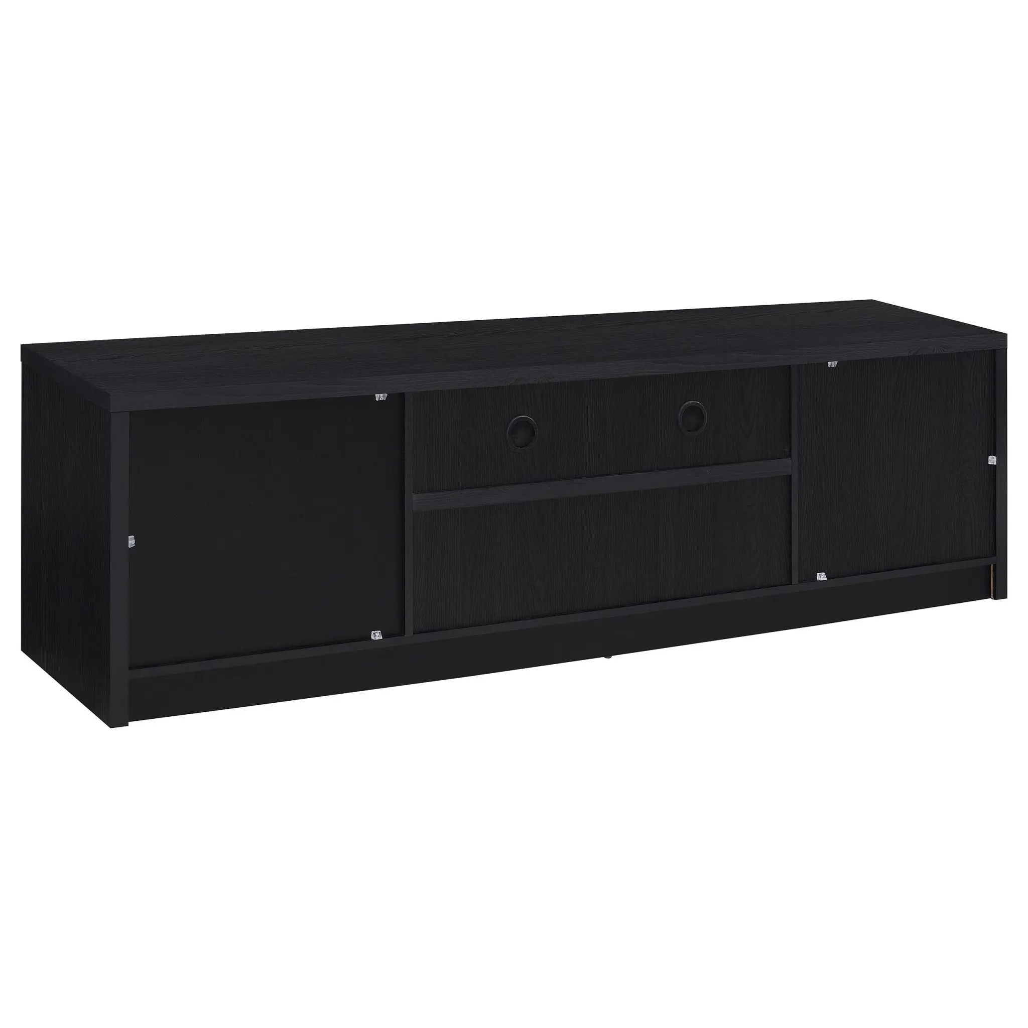 Winfield 78-inch TV Stand Black - Image 7