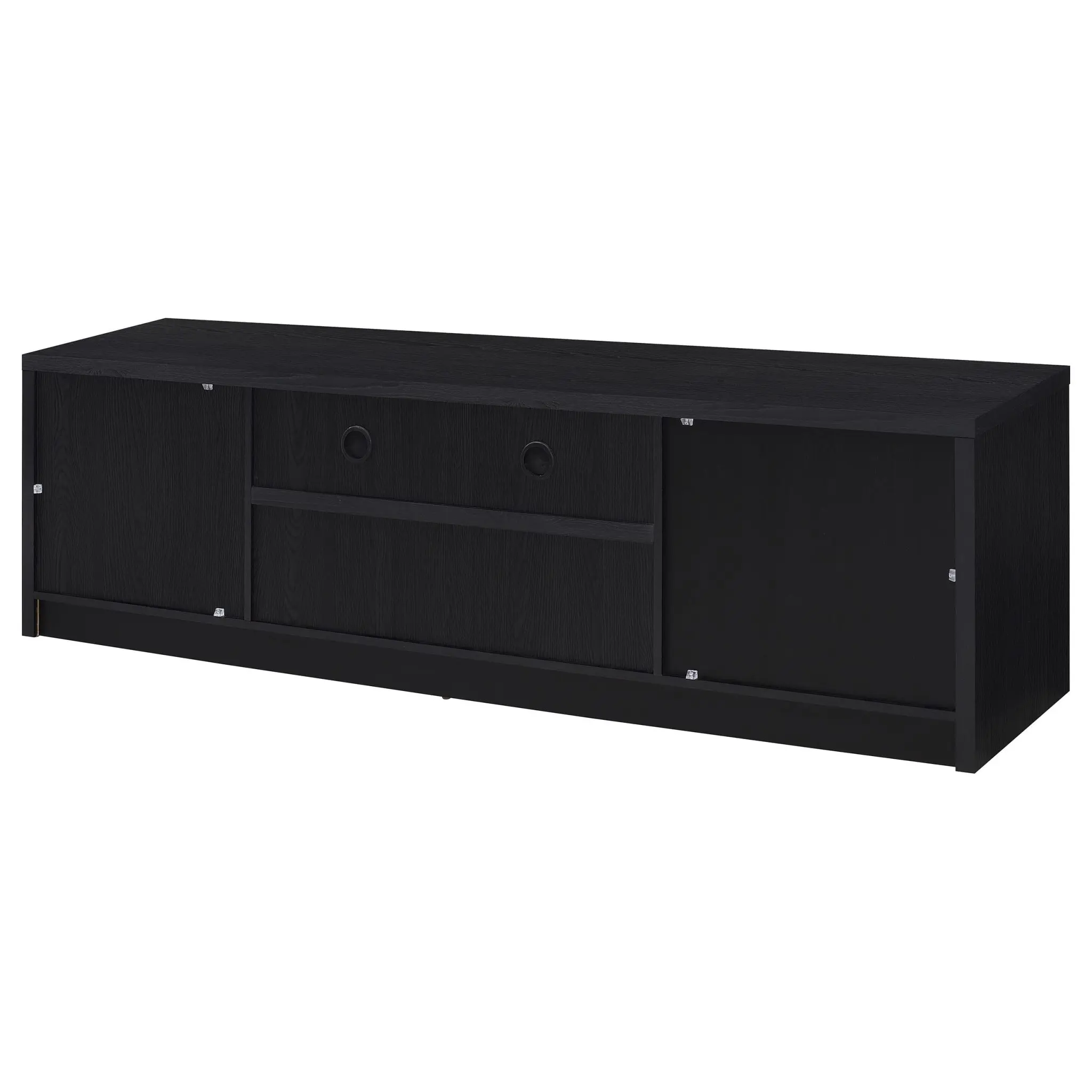 Winfield 78-inch TV Stand Black - Image 8
