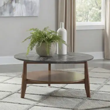 Bradley Round SmartTop Coffee and End Table