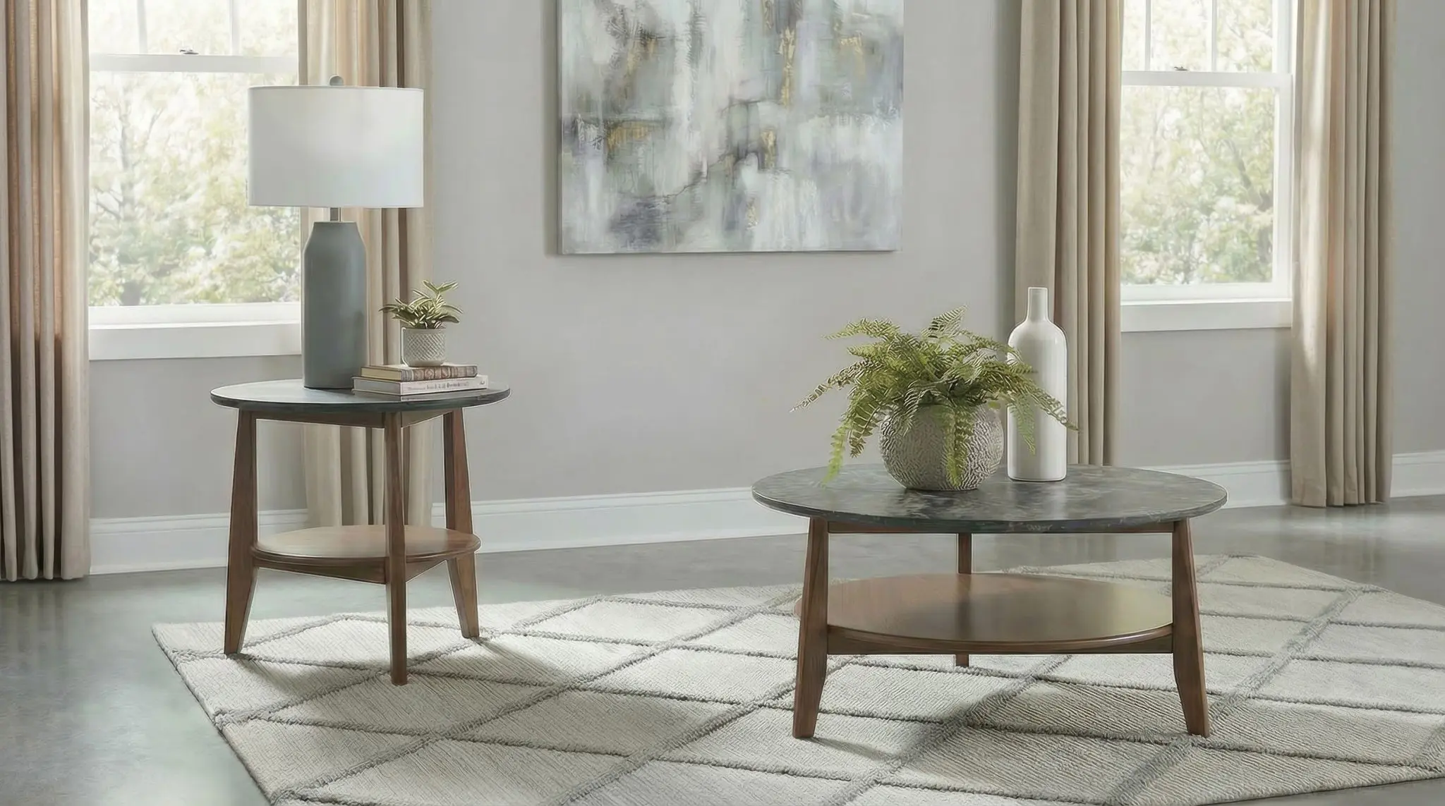 Bradley Round SmartTop Coffee and End Table - Image 10