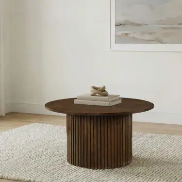 Hamlyn Round Fluted Coffee and End Table