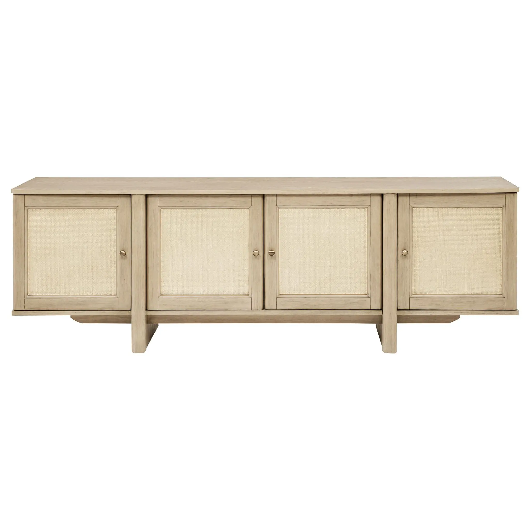 Kailani 79-inch TV Stand Beige Oak - Image 3