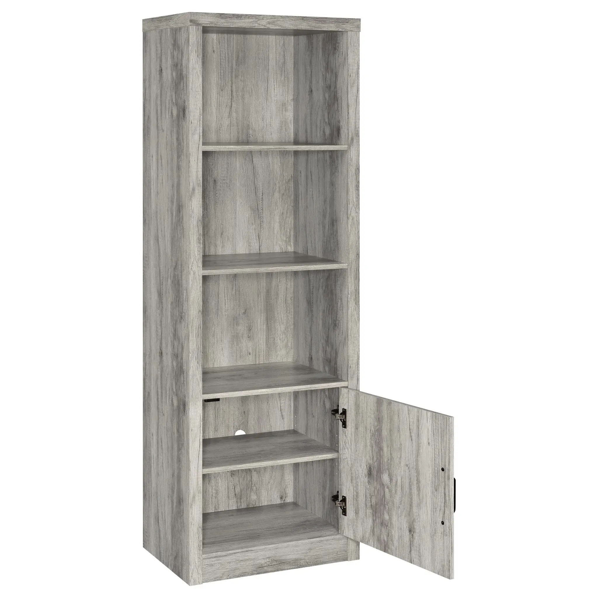 Burke Media Tower Grey Driftwood - Image 3