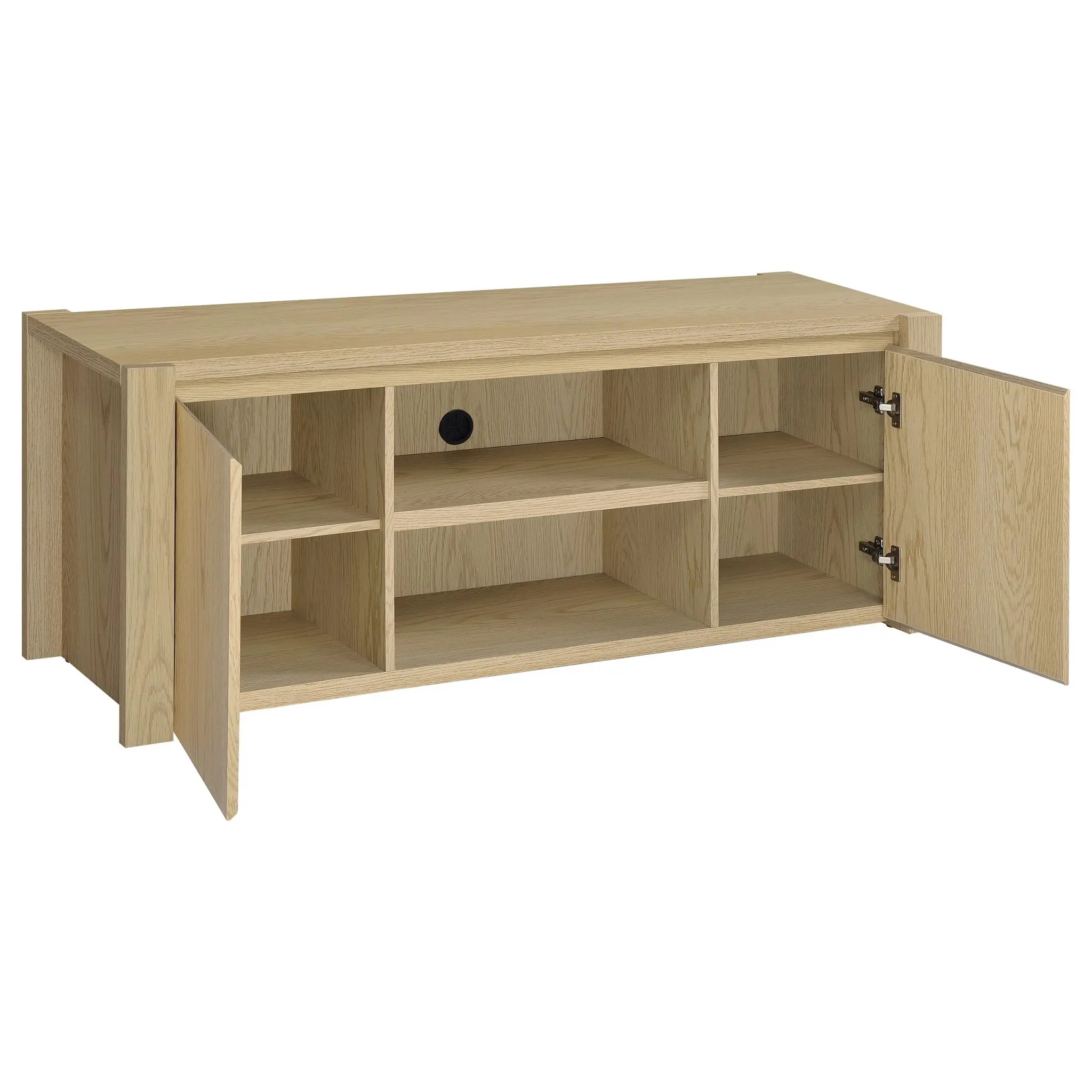 Laurelton 3-Piece Entertainment Center Light Oak - Image 4