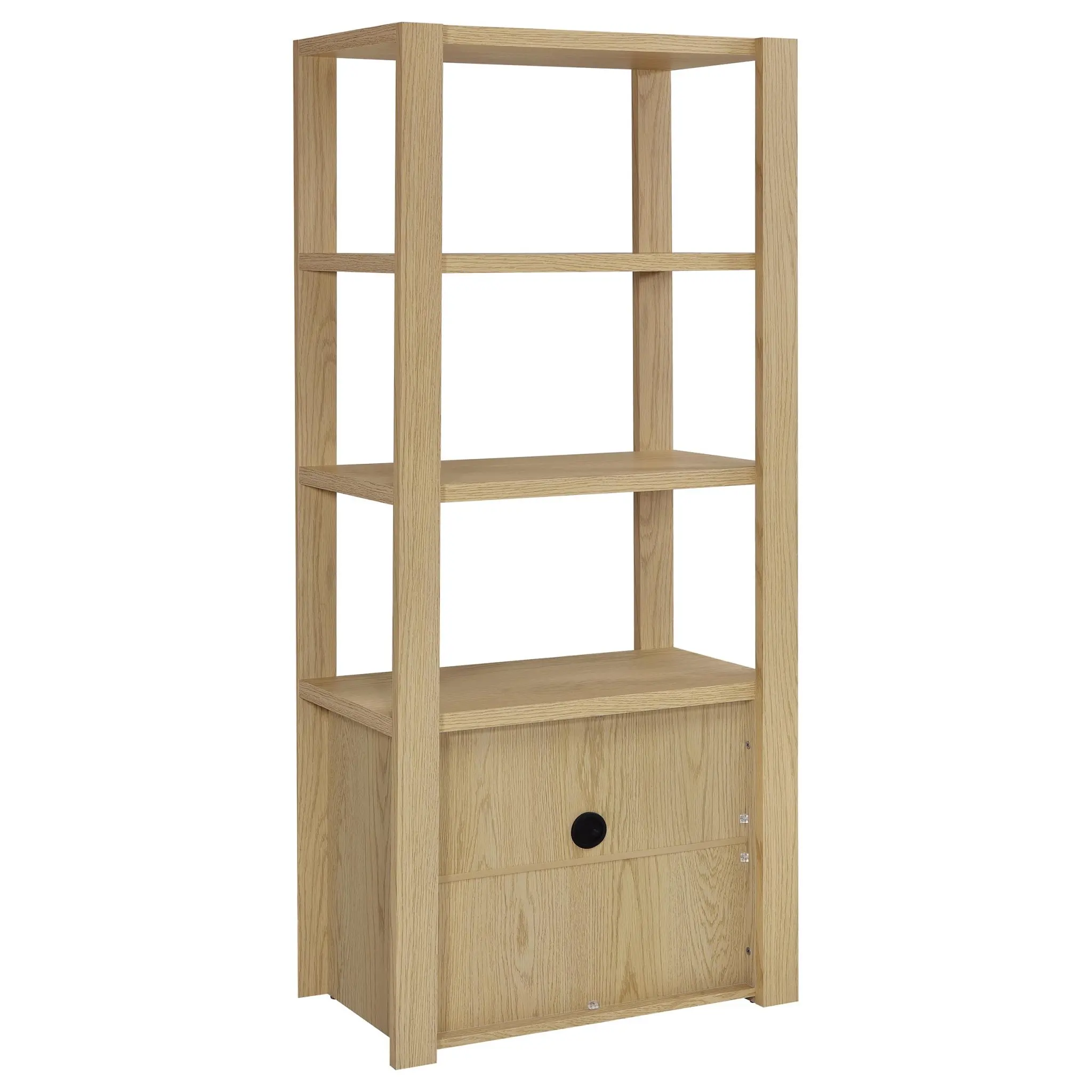 Laurelton Media Tower Light Oak - Image 7