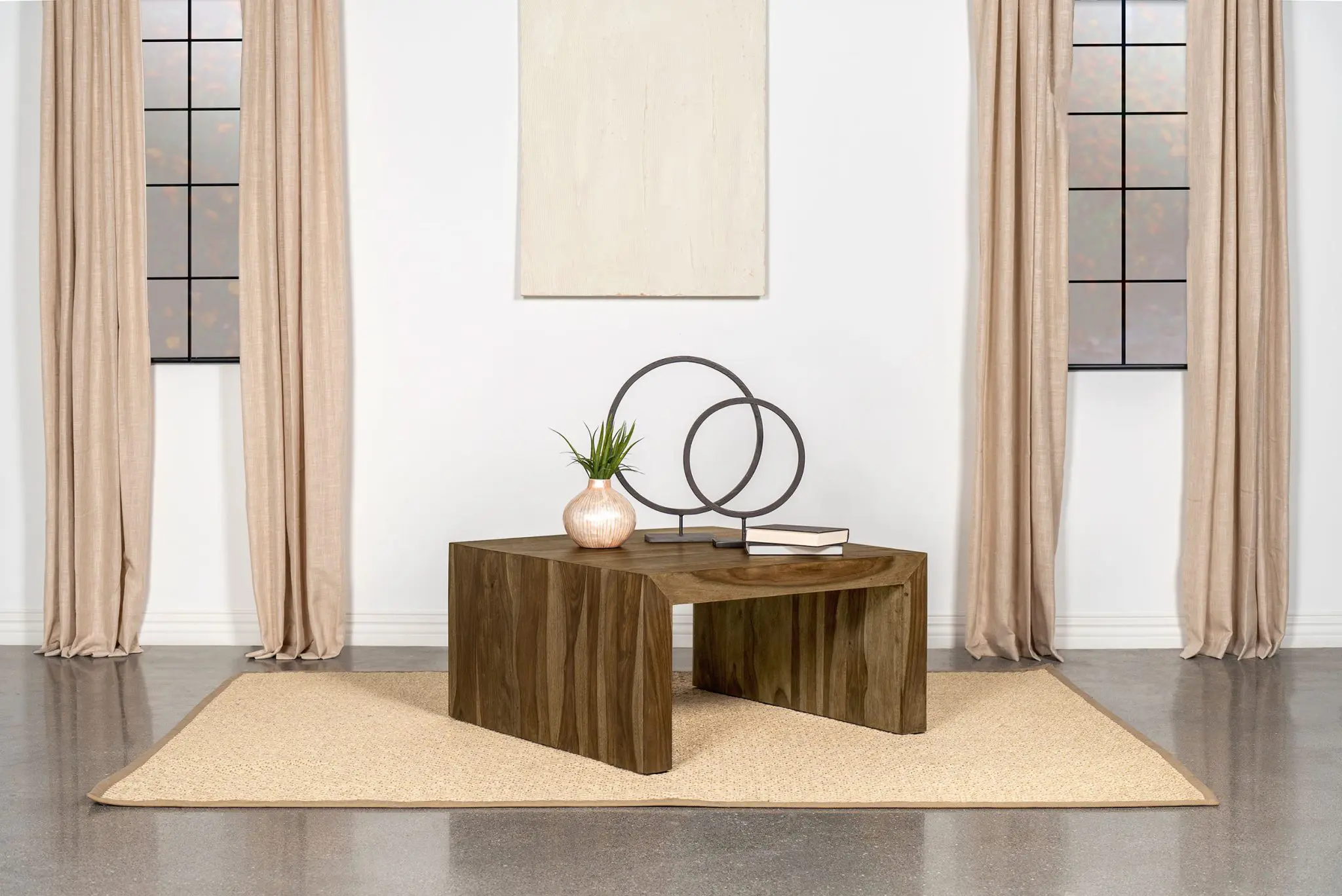 Odilia Solid Wood Coffee and End Table Auburn