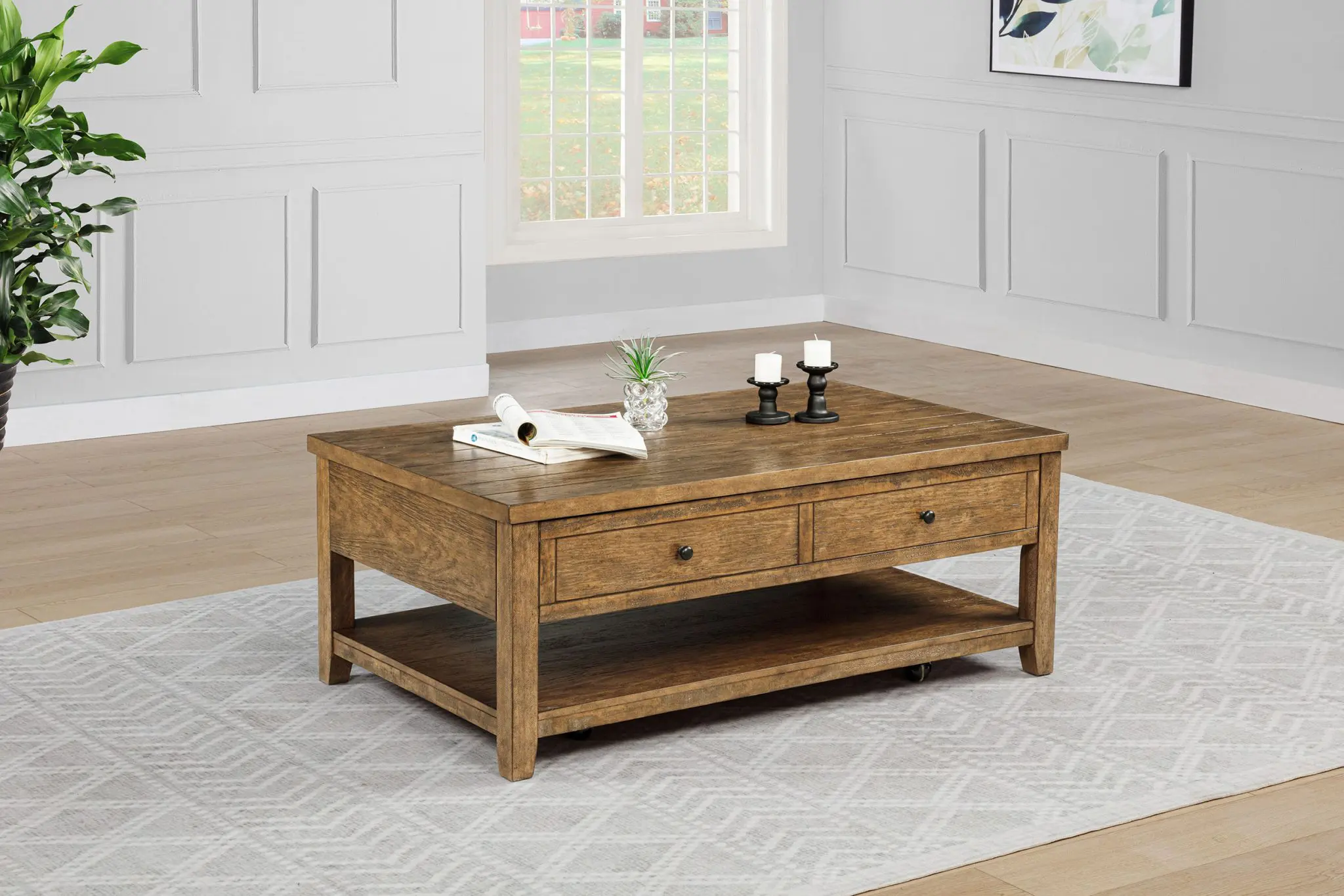 Payne Mobile Lift-Top Coffee and End Table