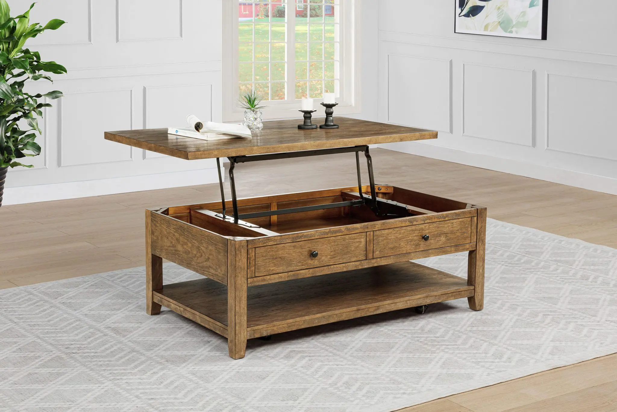 Payne Mobile Lift-Top Coffee and End Table - Image 2