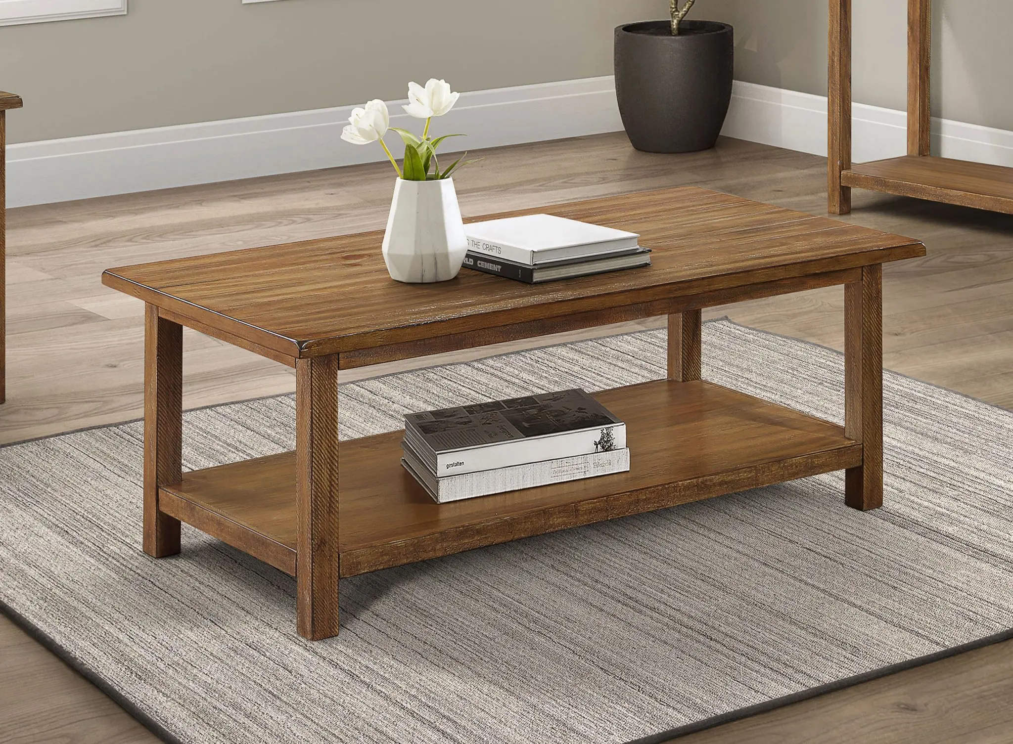 Payne Coffee and End Table with Shelf