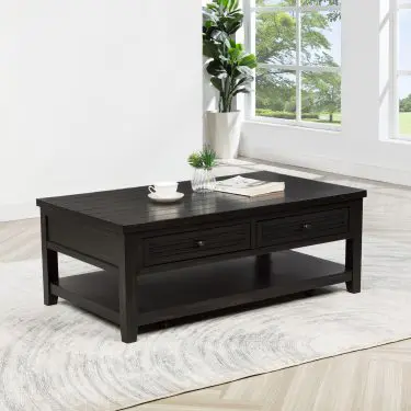 Concord Coffee and End Table Distressed Java