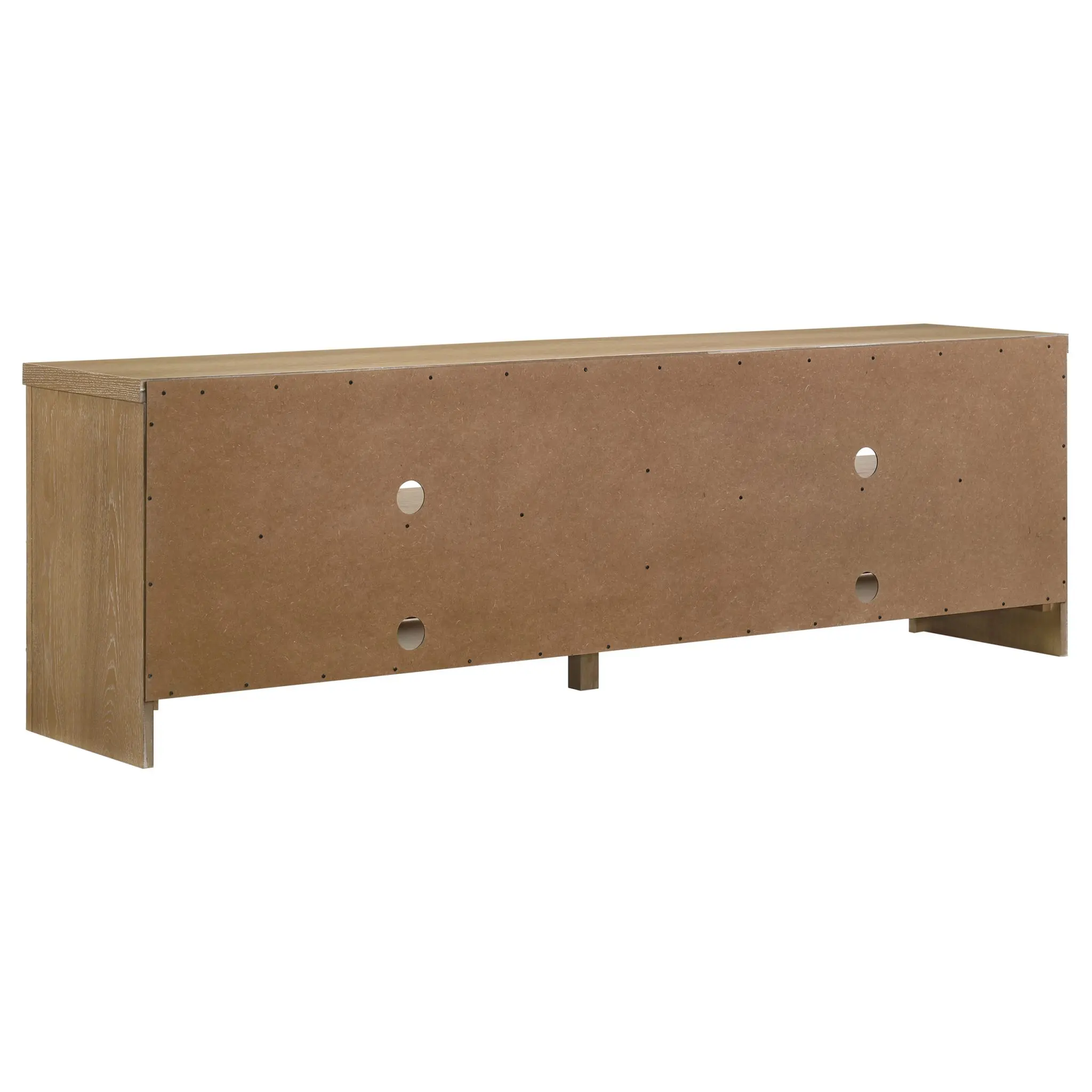 Brenham 79-inch TV Stand Washed Oak - Image 6