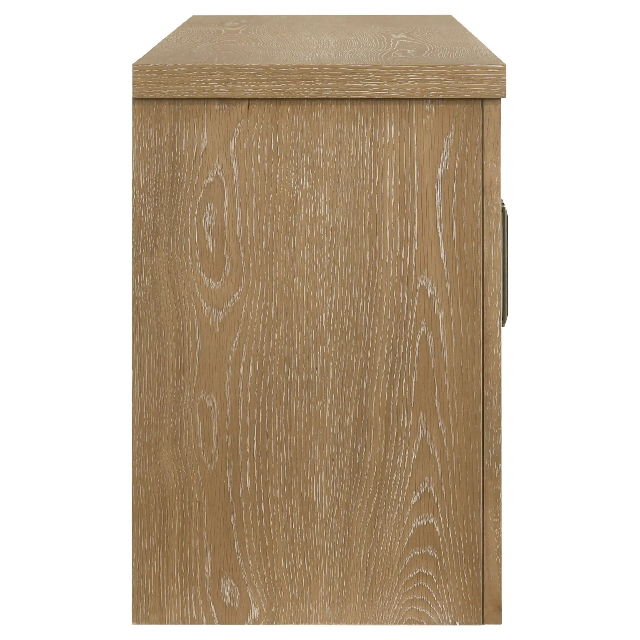 Brenham 79-inch TV Stand Washed Oak - Image 8