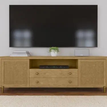 Arini Rattan Cane TV Stand