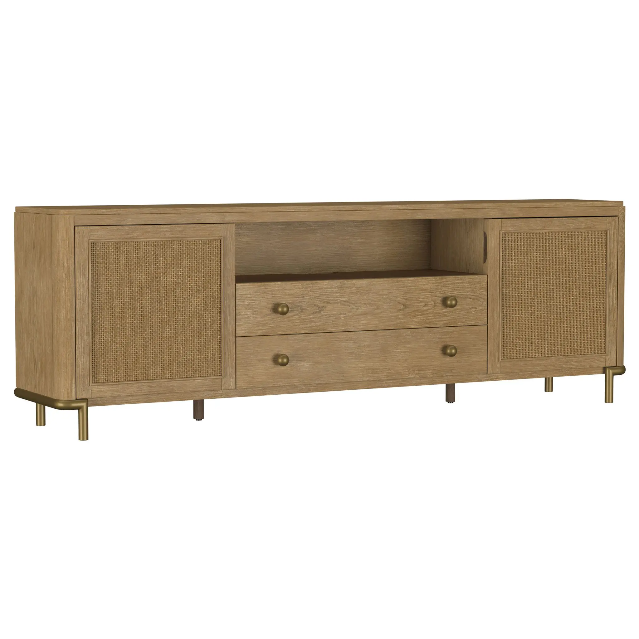 Arini Rattan Cane TV Stand - Image 2