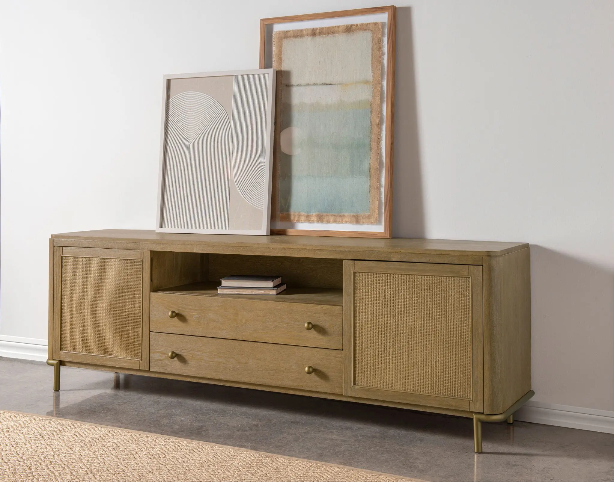 Arini Rattan Cane TV Stand - Image 16