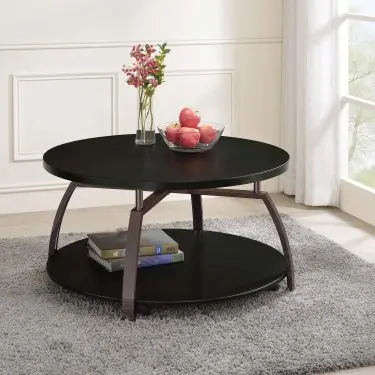 Dacre Round Two-Tier Coffee and End Table