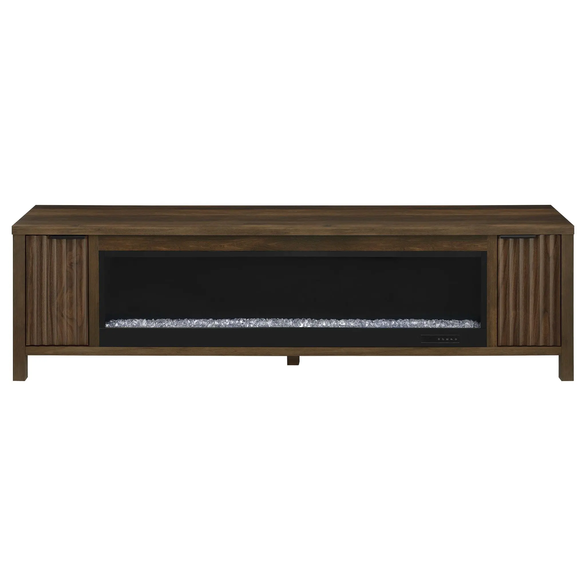 Carey 79-inch Fireplace TV Stand Dark Pine - Image 4