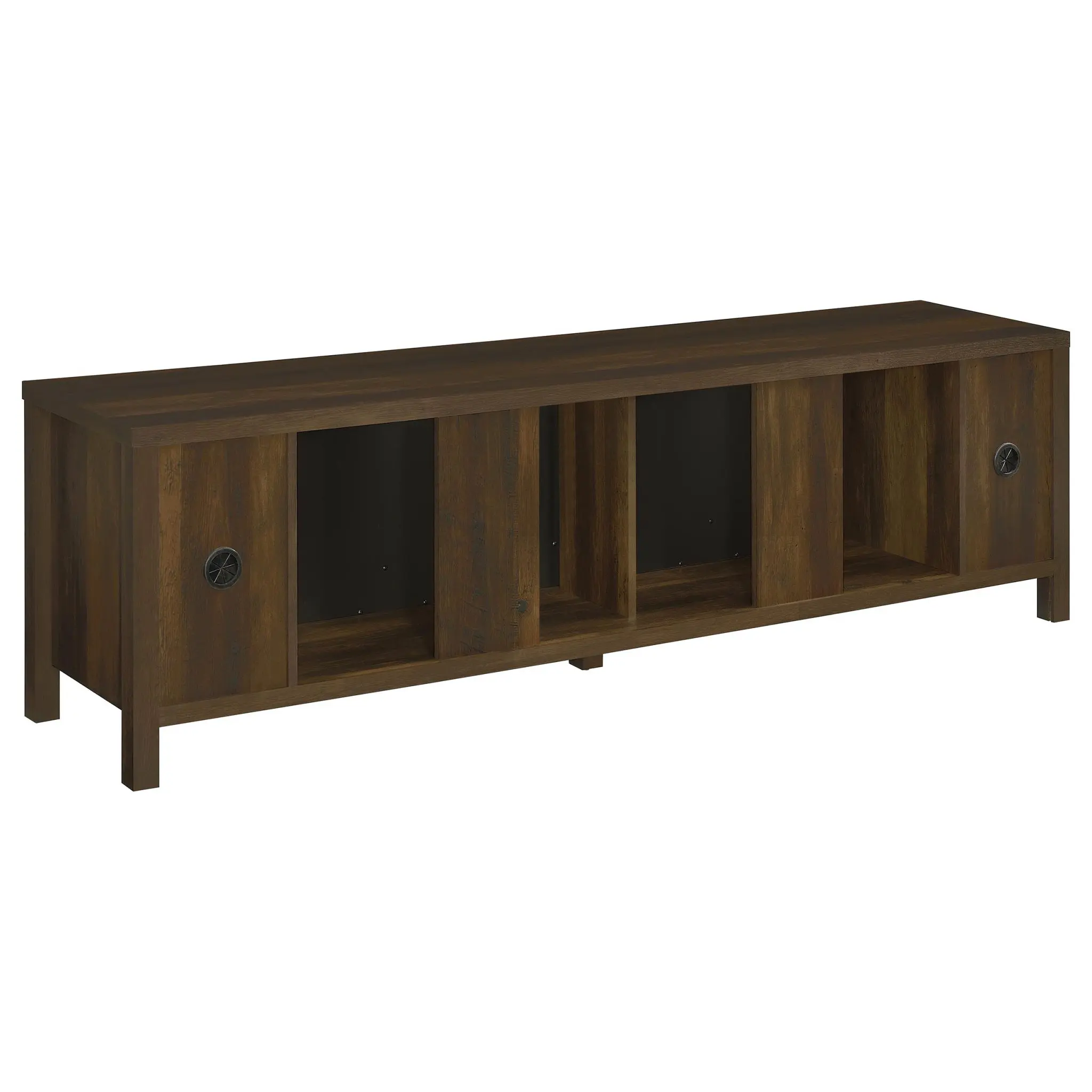 Carey 79-inch Fireplace TV Stand Dark Pine - Image 7