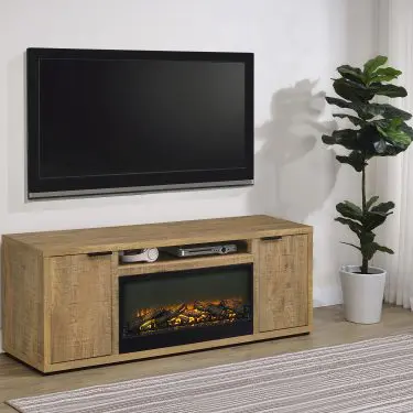 Fuller 60-inch Fireplace TV Stand Mango