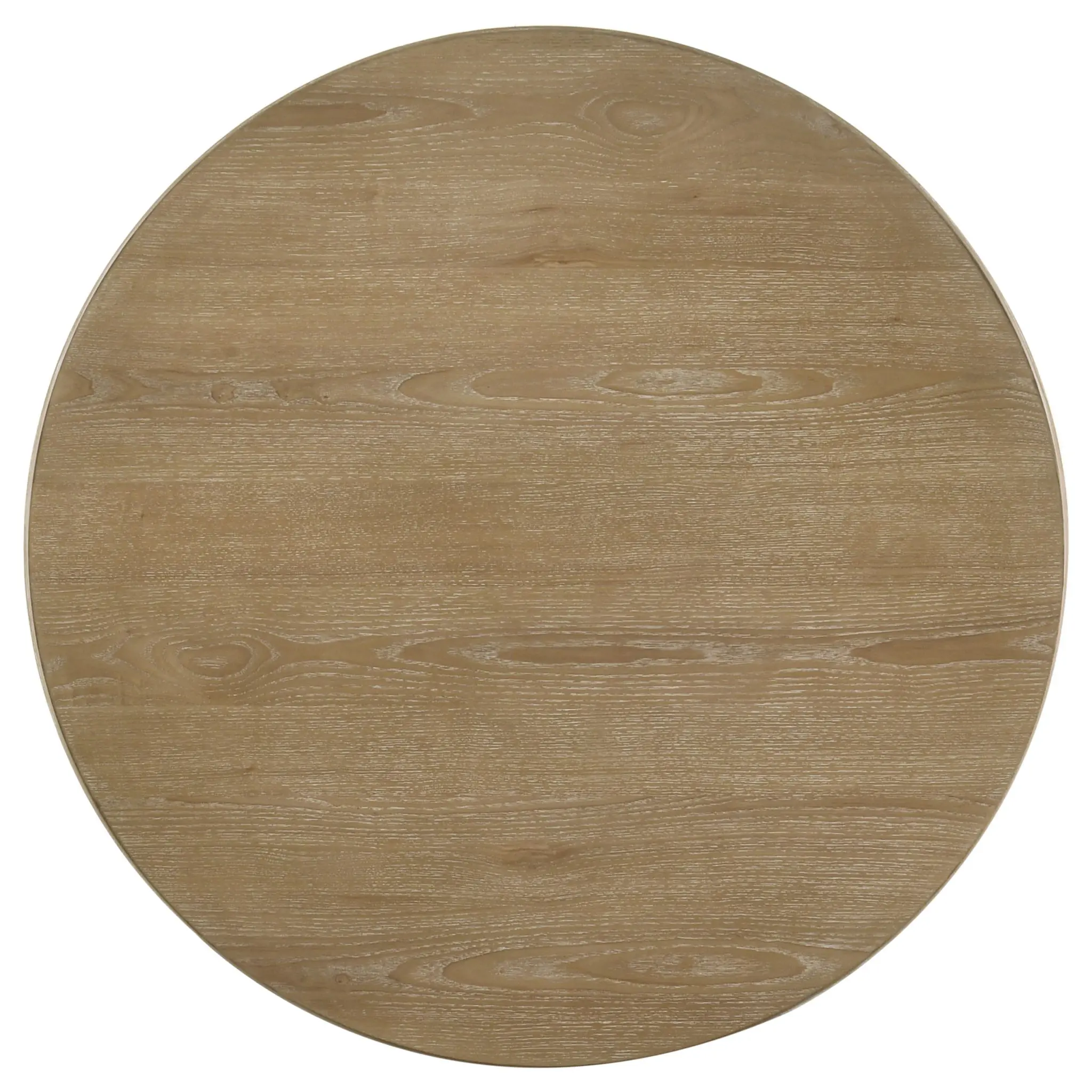 Adina Round Coffee and End Table Distressed Light Brown - Image 5