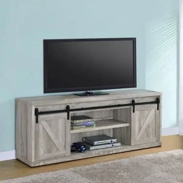 Brockton 71-inch TV Stand Grey Driftwood