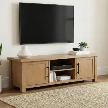 Beasley 71-inch TV Stand Golden Oak