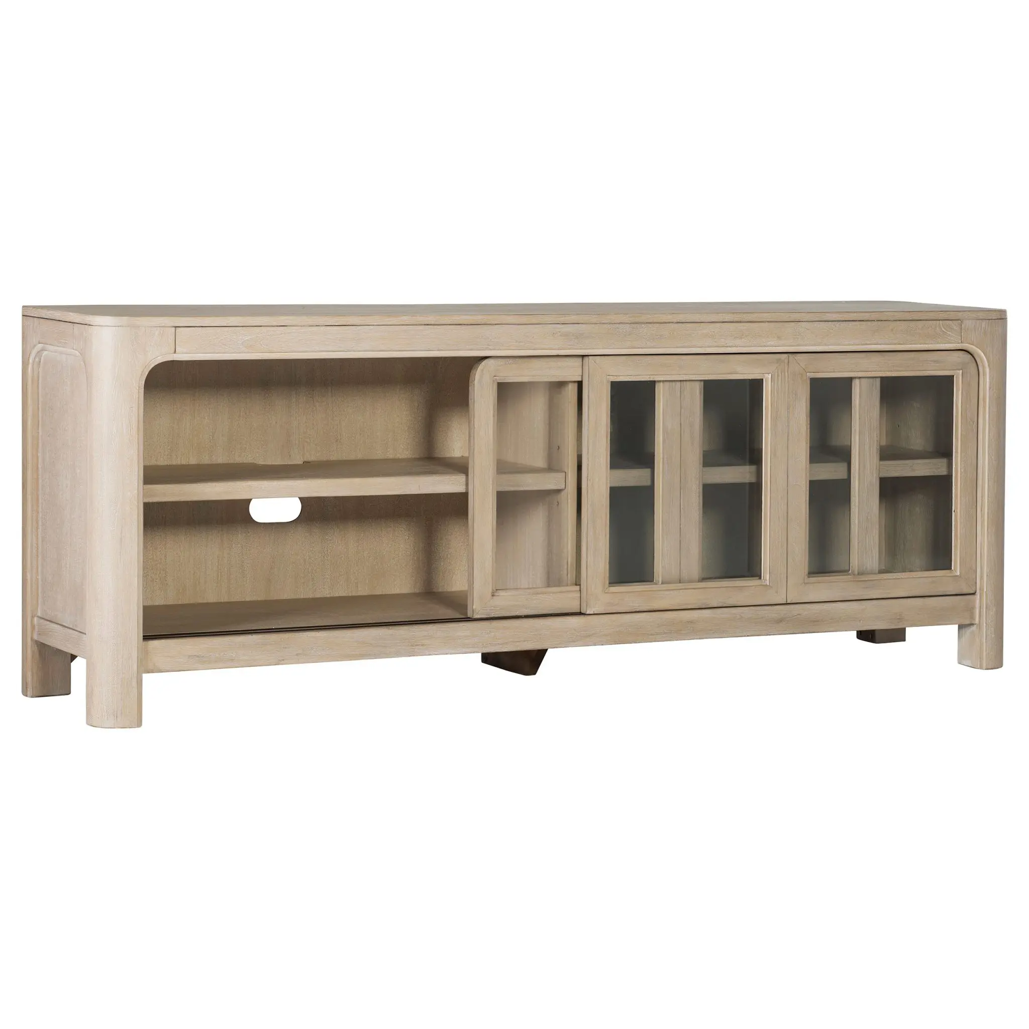 Solano 71-inch TV Stand Weathered Mango - Image 3