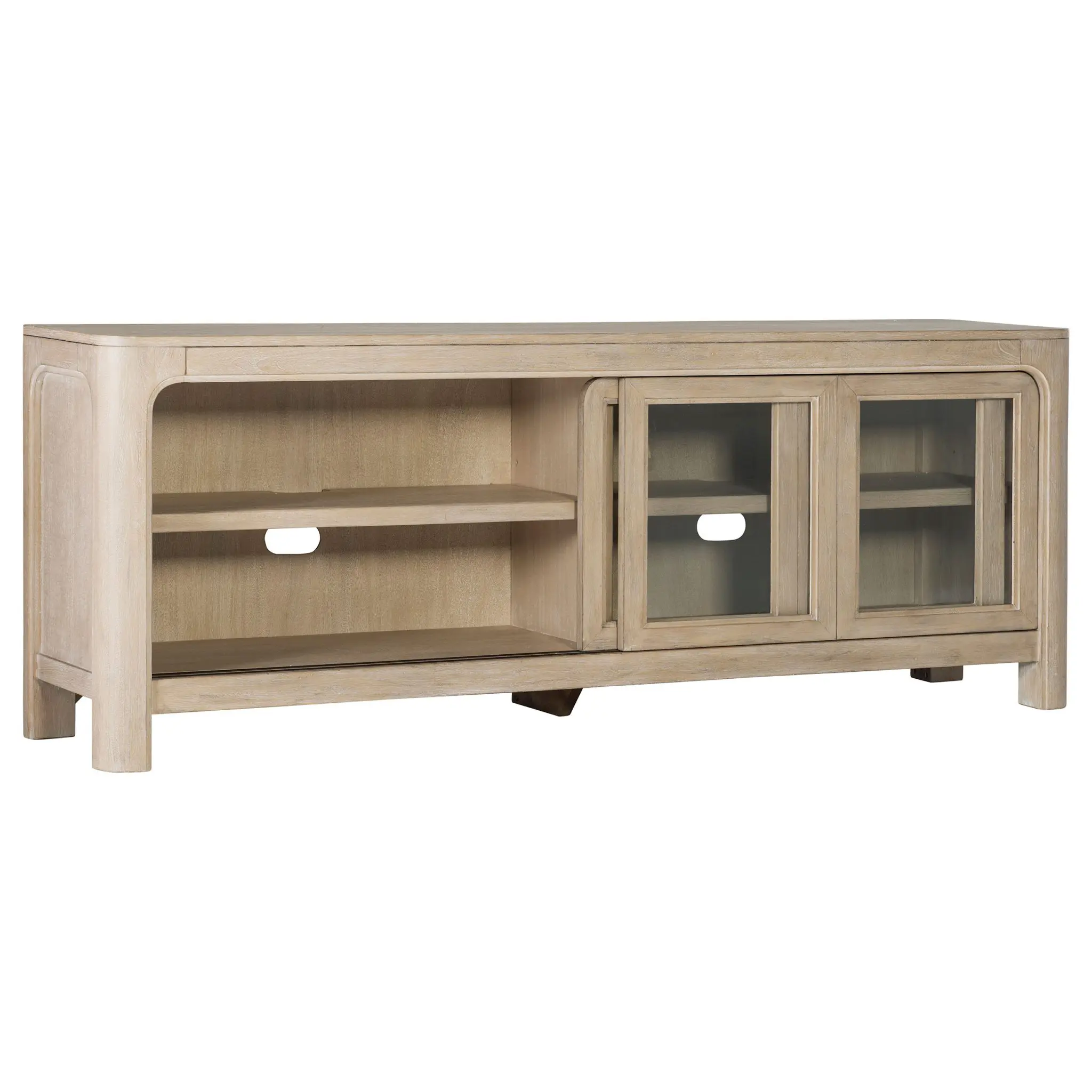 Solano 71-inch TV Stand Weathered Mango - Image 4