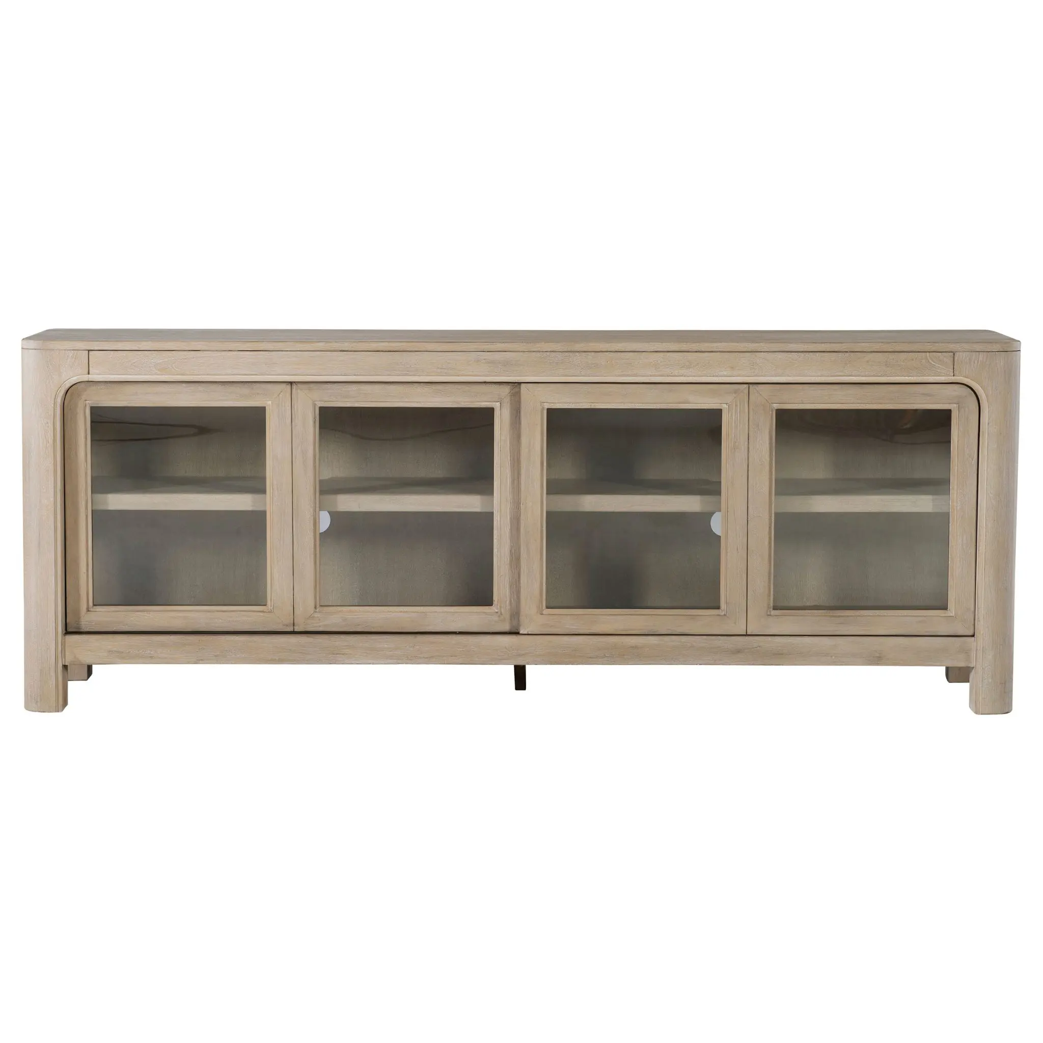 Solano 71-inch TV Stand Weathered Mango - Image 5