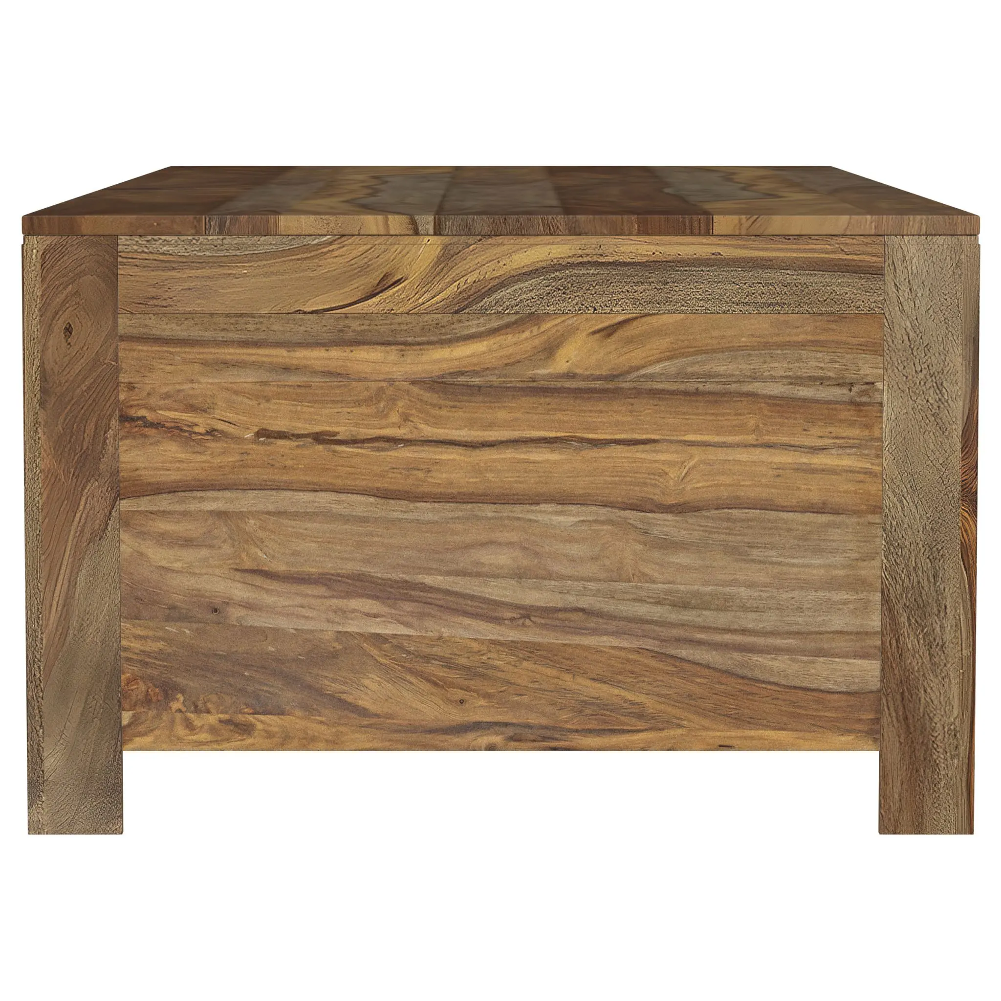 Esther Solid Wood Coffee and End Table Natural Sheesham - Image 5
